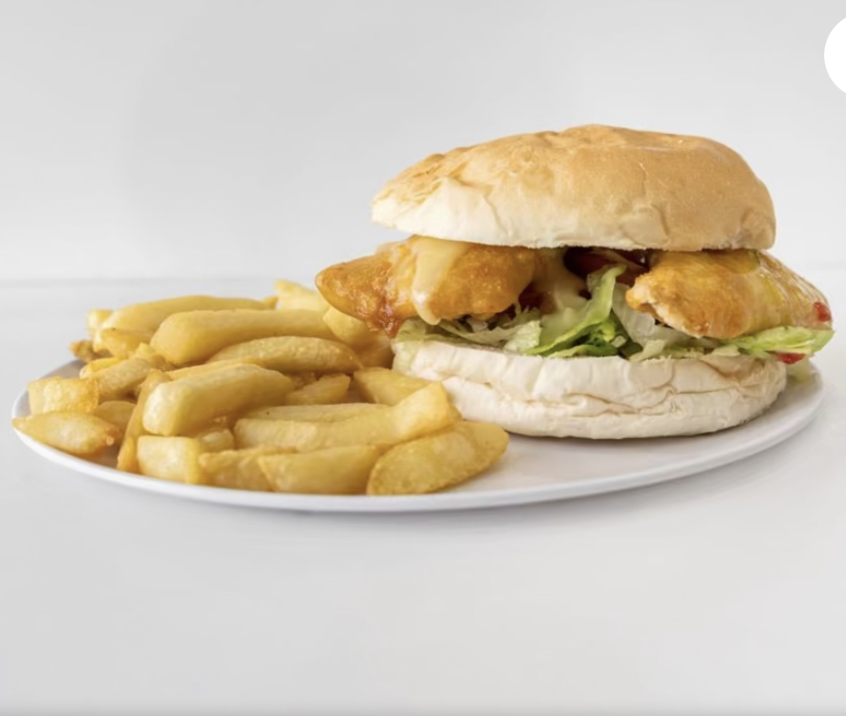 Fish Burger Combo Meal