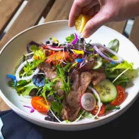 BBQ Pork Salad
