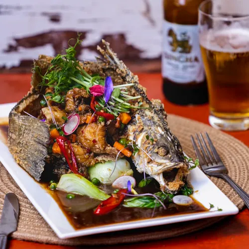 Fried Barramundi w/ Tamarind Sauce