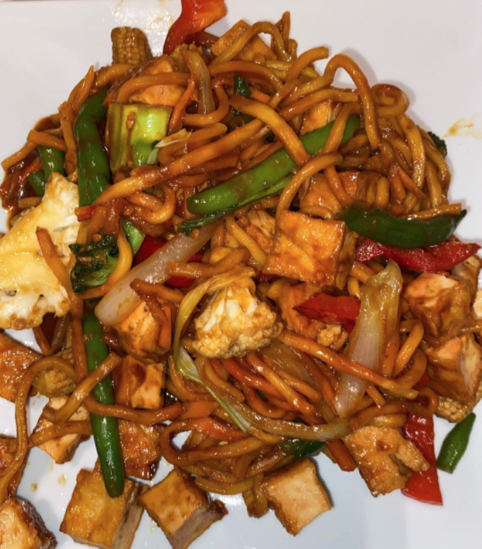 Mongolian Vegan Noodles