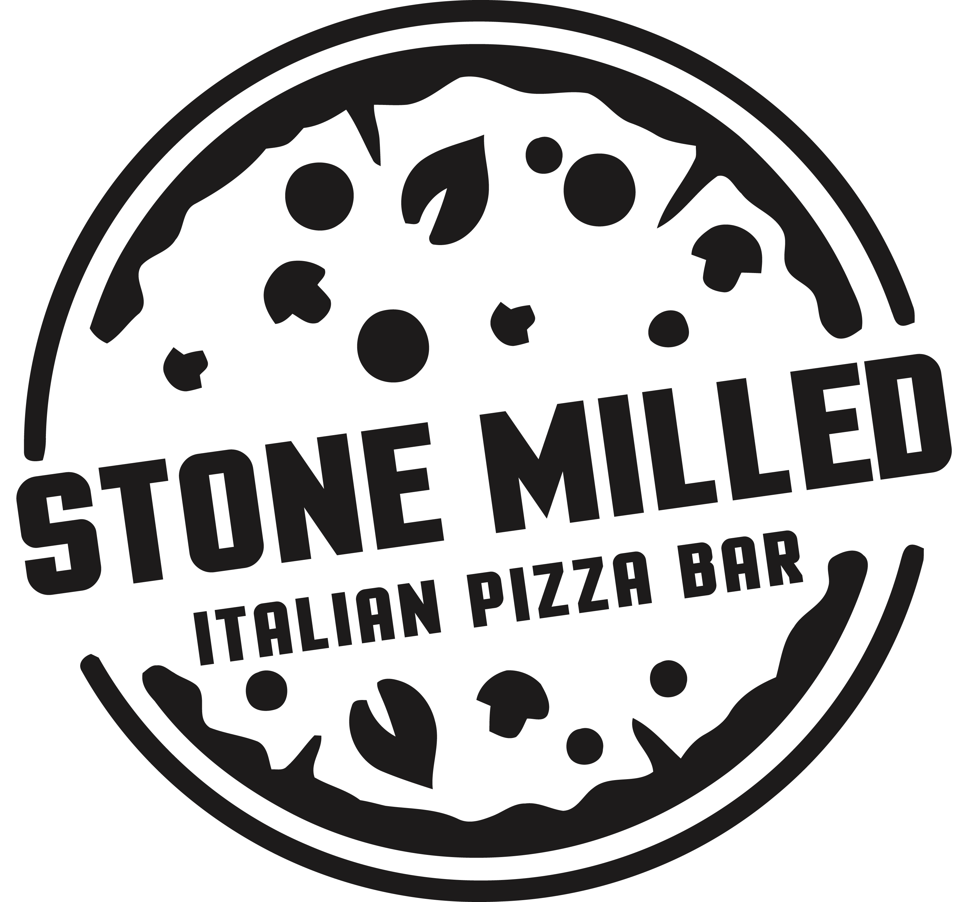 Stone Milled - Italian Pizza Bar's Logo